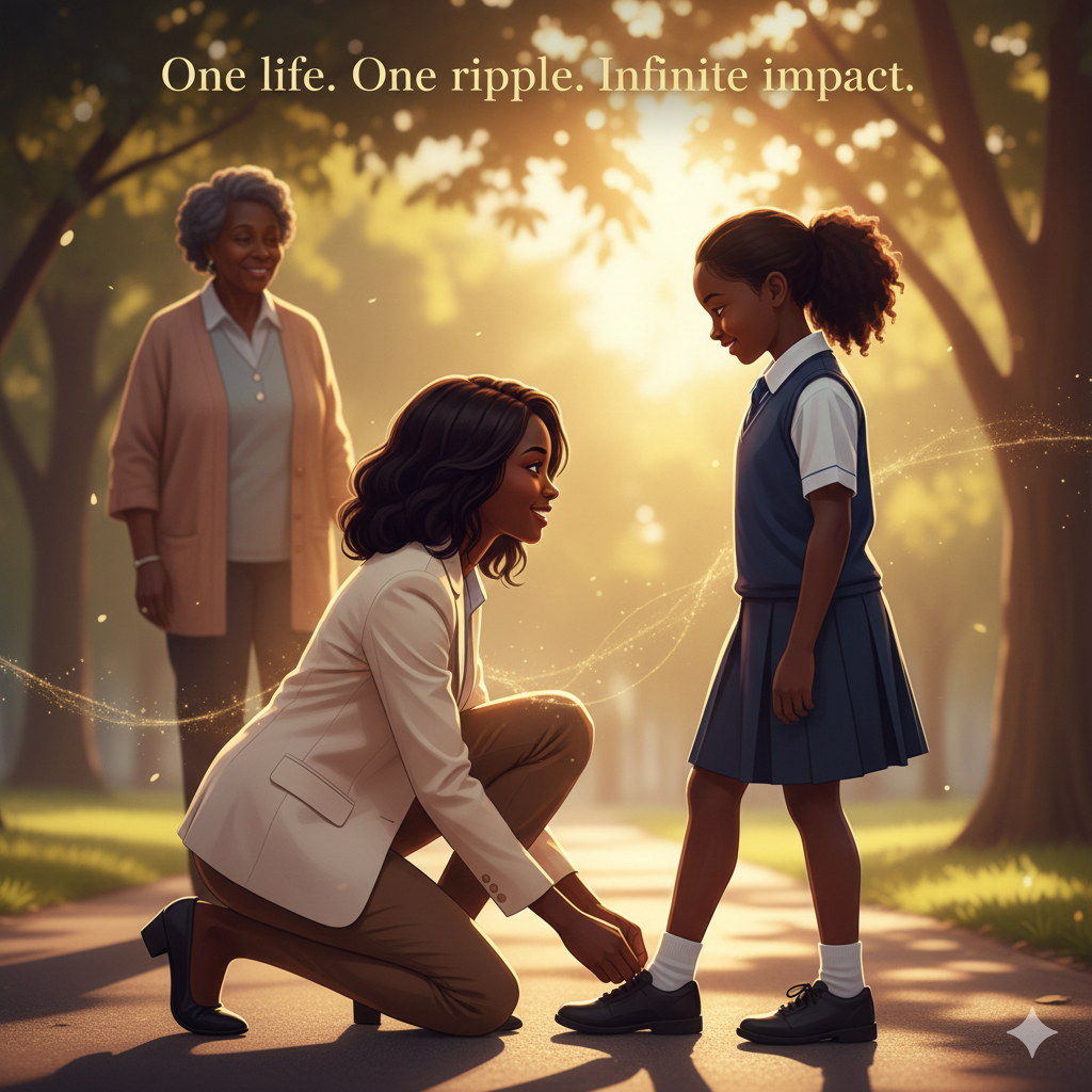 The Girl Who Carried Light — And the Ripple That Never Stops